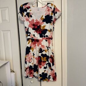 Old Navy Floral Fit & Flair Dress